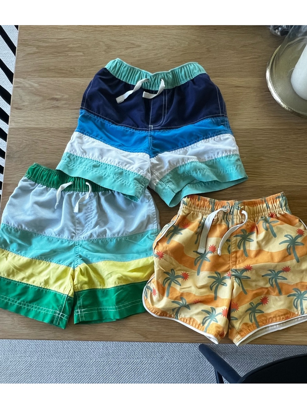 Hannah Andersson Swim Shorts- lot of 3 (4T)